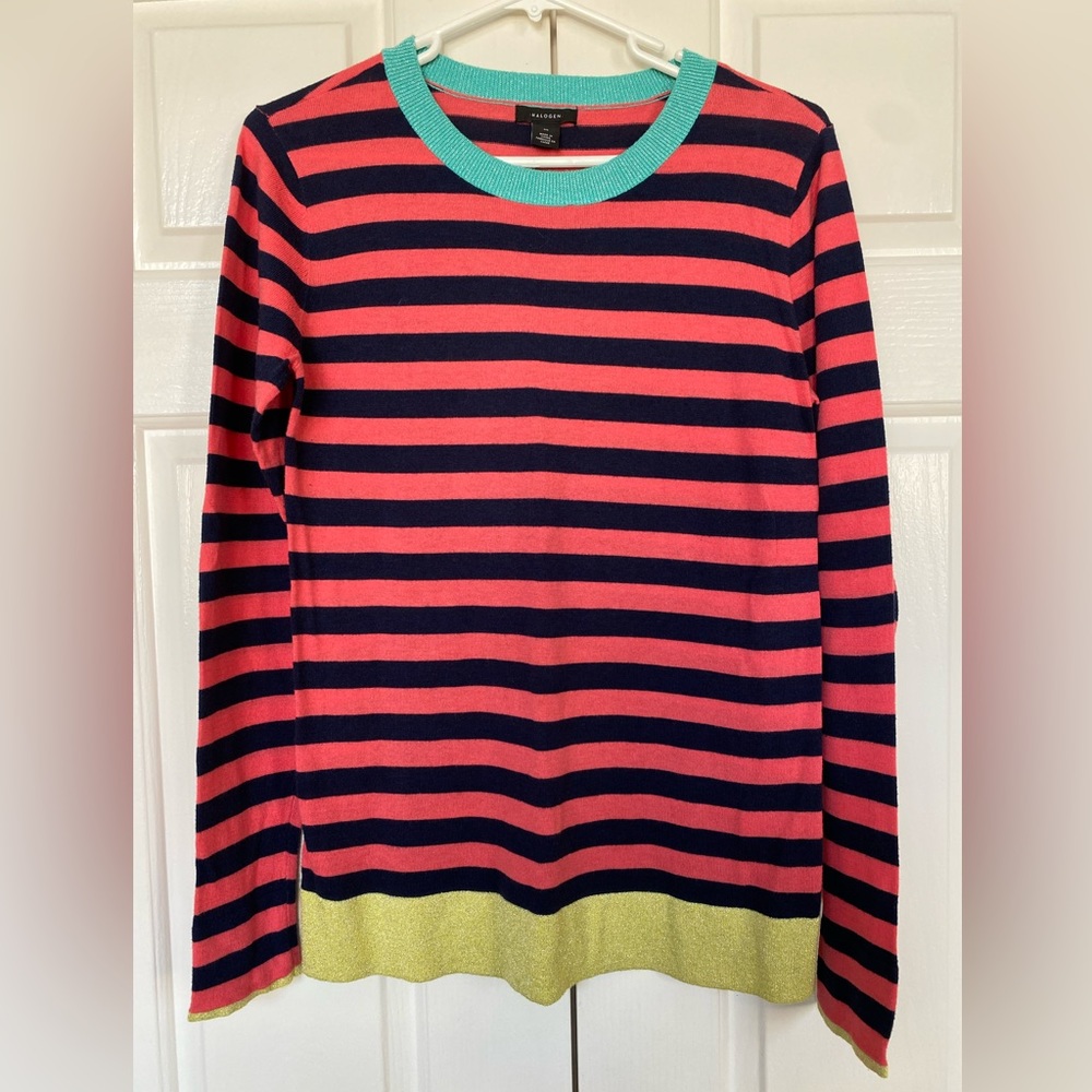 Vintage Halogen bright stopped sweater!